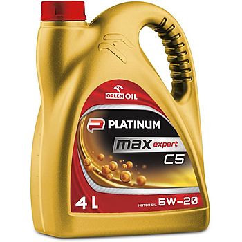 Синтетическое моторное масло PLATINUM MAXEXPERT C5 5W-20 - 4 л