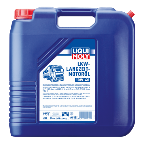 Синтетическое моторное масло LKW-Langzeit-Motoroil 10W-40 - 20 л